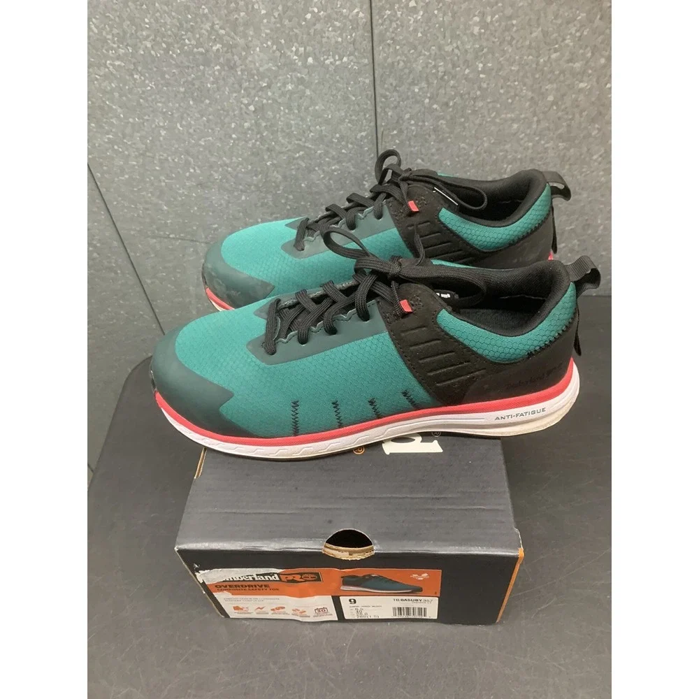 Timberland Pro Overdrive Womens Composite Safety Toe Size 9 Teal and Black